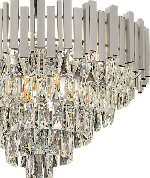 Toolight Toolight, závesné svietidlo 50cm, 7xE14, G051-CP, chrómová, OSW-08945