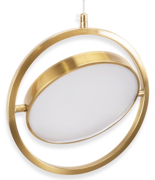 Toolight Toolight, závesné LED svietidlo 26cm, 4000K, APP1791-CP, zlatá matná, OSW-06068