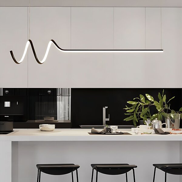 Toolight Toolight, LED závesné svietidlo 120cm, 36W, 3000K, LHJ030-CP, čierna, OSW-50013
