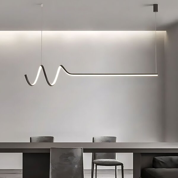 Toolight Toolight, LED závesné svietidlo 120cm, 36W, 3000K, LHJ030-CP, čierna, OSW-50013