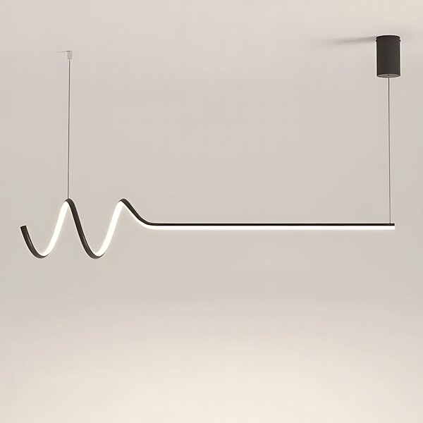 Toolight Toolight, LED závesné svietidlo 120cm, 36W, 3000K, LHJ030-CP, čierna, OSW-50013