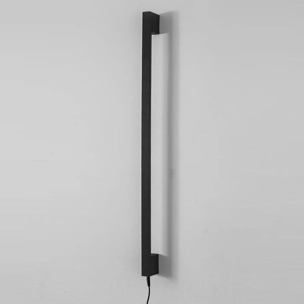 Toolight Toolight, LED nástenné svietidlo 80cm, 12W, 3000K, LHJ063-W, čierna matná, OSW-60032