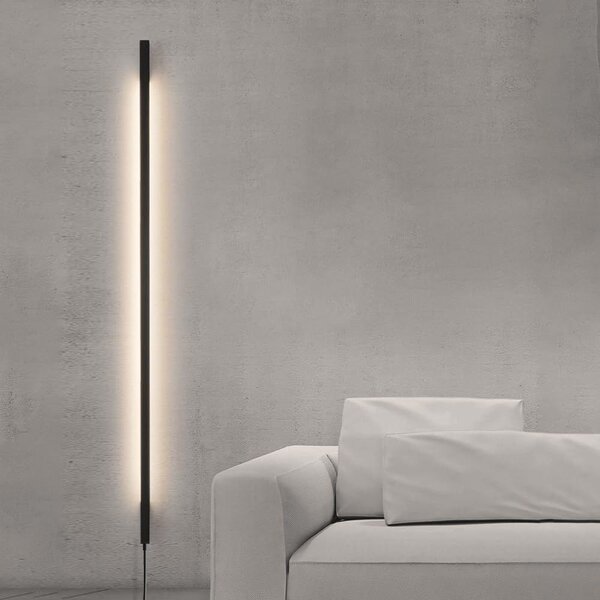 Toolight Toolight, LED nástenné svietidlo 100cm, 15W, 3000K, LHJ064-W, čierna matná, OSW-60033