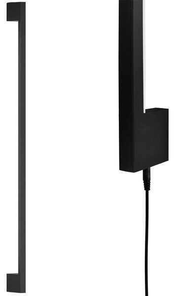 Toolight Toolight, LED nástenné svietidlo 80cm, 12W, 3000K, LHJ063-W, čierna matná, OSW-60032