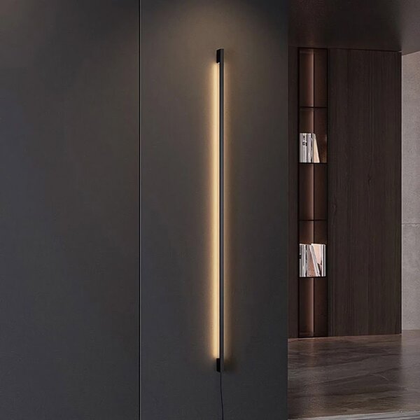 Toolight Toolight, LED nástenné svietidlo 100cm, 15W, 3000K, LHJ064-W, čierna matná, OSW-60033