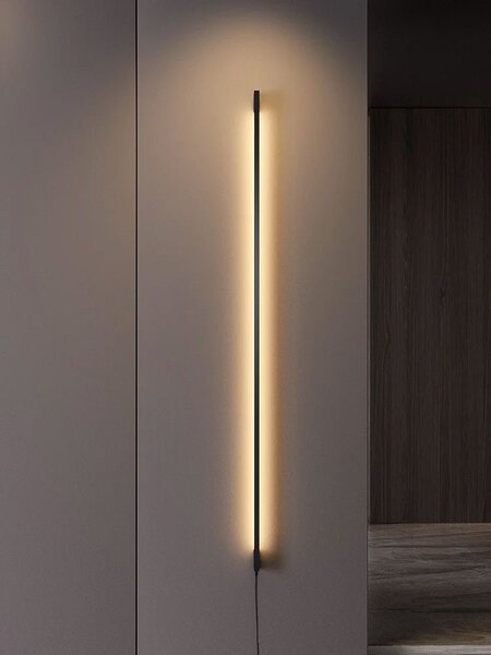 Toolight Toolight, LED nástenné svietidlo 120cm, 18W, 3000K, LHJ065-W, čierna matná, OSW-60031