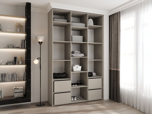 Šatníková skriňa Como 4 150x246x50 - kašmír