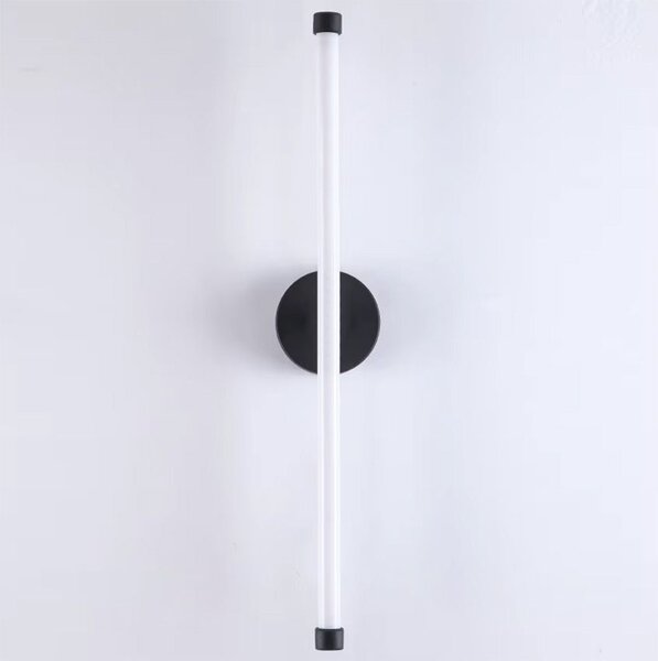 Toolight Toolight, LED nástenné svietidlo 60cm, 12W, 3000K, LHJ069-W, čierna matná, OSW-60037