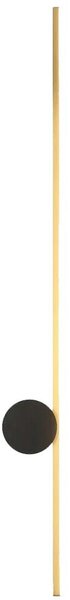 Toolight Toolight, LED nástenné svietidlo 90cm, 18W, 3000K, LHJ062-W, čierna-zlatá, OSW-50030