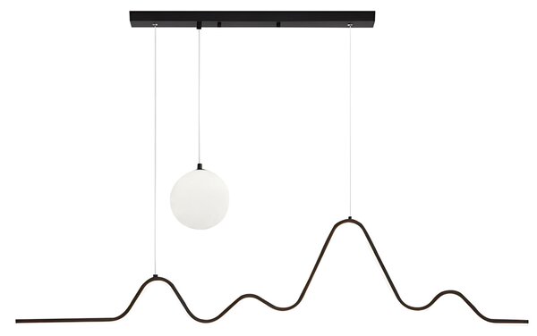 Toolight Toolight, LED závesné osvetlenie 120cm, 36W, 3000K, LHJ033-CP, čierna matná, OSW-60020