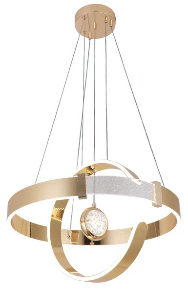 Toolight Toolight, LED stropné osvetlenie 64W, 3000W, LHJ060-CP, zlatá, OSW-50029