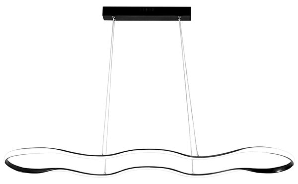 Toolight Toolight, závesné LED svietidlo 120cm, 24W, 3000K, LHJ026-CP, čierna, OSW-60017