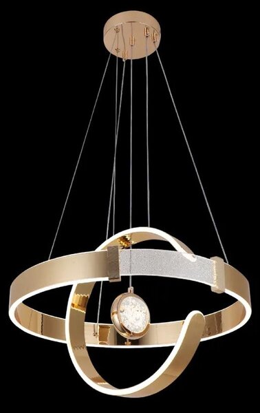 Toolight Toolight, LED stropné osvetlenie 64W, 3000W, LHJ060-CP, zlatá, OSW-50029