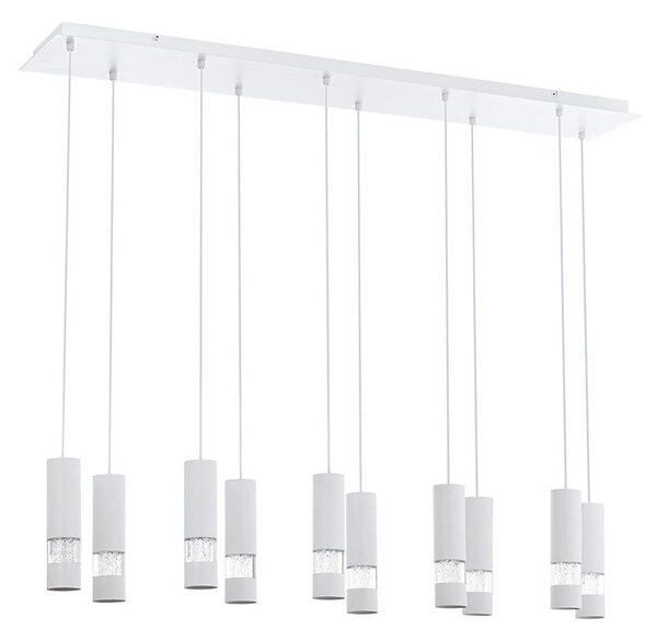 Eglo 39703 - LED Luster na lanku BERNABETA 10xGU10/5W/230V biela