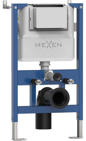 Mexen Fenix XS-F, znížený podomietkový pneumatický modul pre závesné WC, predné splachovanie, 61800A