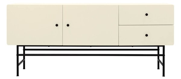 MUZZA Komoda tailok 157 x 72 cm biela