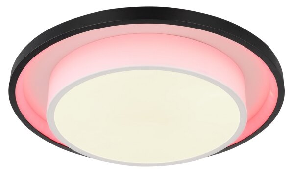 Globo 41390-21 - LED RGBW Stmievateľné stropné svietidlo MORGAN LED/21W/230V + DO