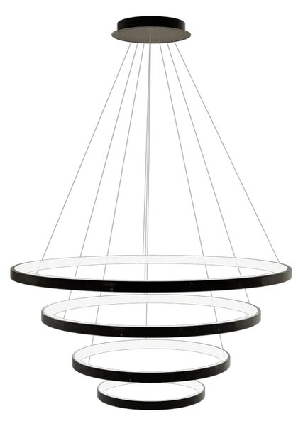 Toolight Toolight, LED stropné svietidlo 20/40/60/80 cm, 82W, 3000K, LHJ014-CP4, čierna, OSW-50005