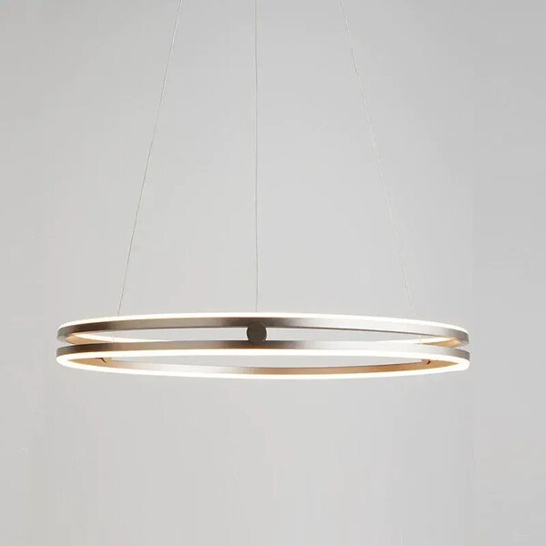 Toolight Toolight, LED závesné svietidlo 60cm, 76W, 3000K, LHJ015-CP, zlatá, OSW-60009
