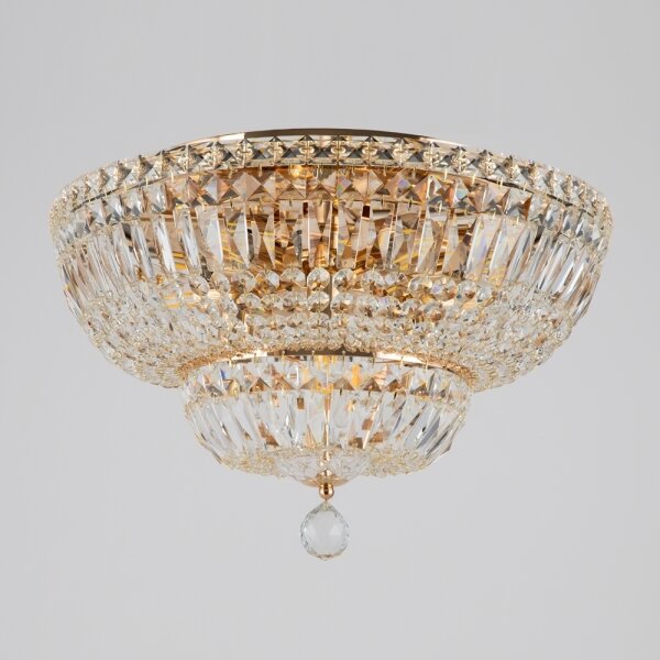 Maytoni DIA100-CL-12-G - Stropné svietidlo BASFOR 12xE14/60W/230V zlatá