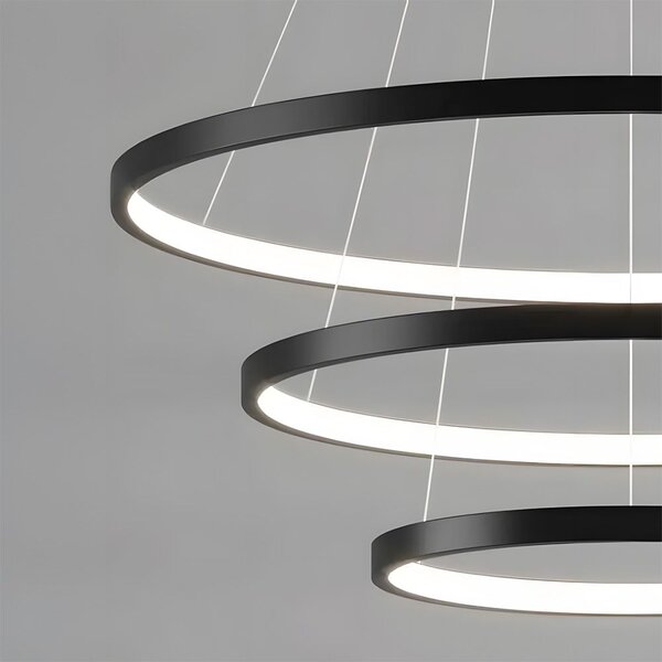Toolight Toolight, LED stropné osvetlenie 61cm, 80W, 3000K, LHJ013-CP3, čierna, OSW-60007
