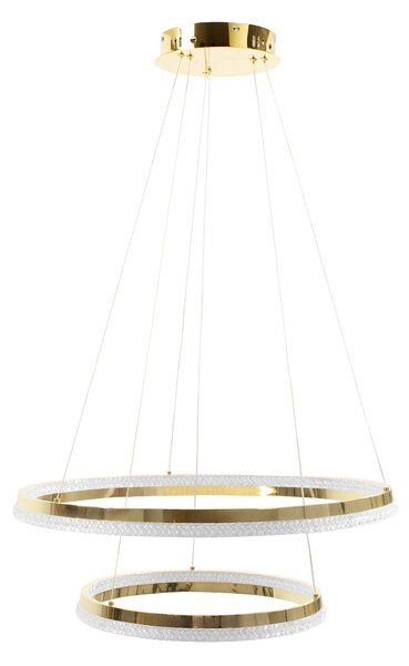 Toolight Toolight, LED stropné svietidlo 60cm, 75W, 3000K, LHJ043-CP2, zlatá, OSW-50020