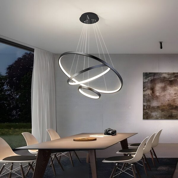 Toolight Toolight, LED stropné osvetlenie 61cm, 80W, 3000K, LHJ013-CP3, čierna, OSW-60007