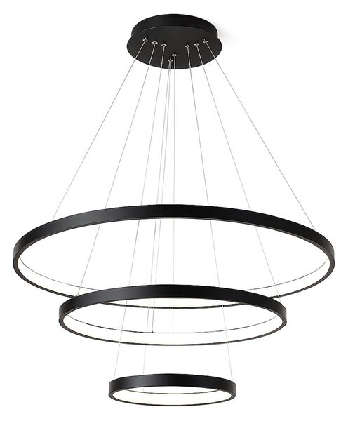 Toolight Toolight, LED stropné osvetlenie 61cm, 80W, 3000K, LHJ013-CP3, čierna, OSW-60007