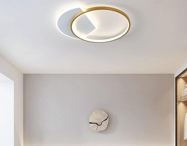 Toolight Toolight, LED stropné svietidlo 40cm, 30W, 3000K LHJ078-C, zlatá, OSW-50038