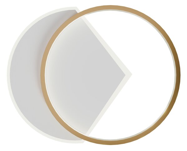 Toolight Toolight, LED stropné svietidlo 40cm, 30W, 3000K LHJ078-C, zlatá, OSW-50038