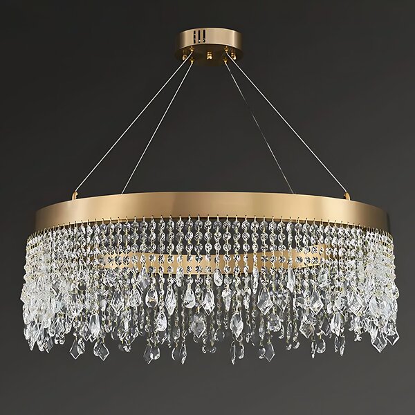Toolight Toolight, LED stropné osvetlenie 60cm, 24W, 4000K, APP1731-1CP, zlatá, OSW-04342