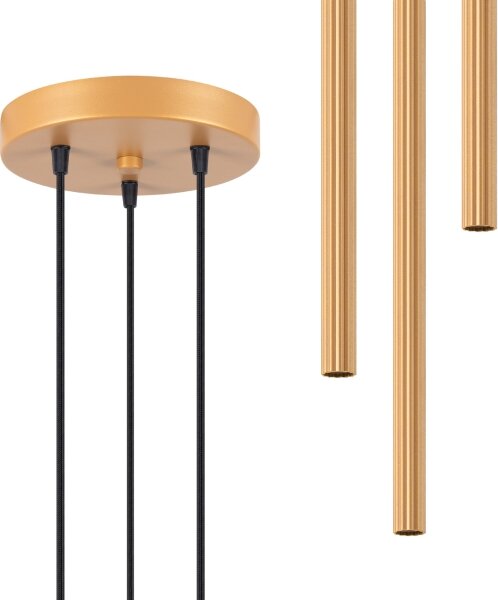 Sollux SL.1342 - Luster na lanku ARCHE 3xG9/8W/230V zlatá