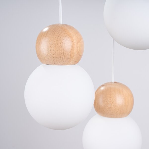 Sollux SL.1391 - Luster na lanku PEKKA 3xG9/8W/230V biela
