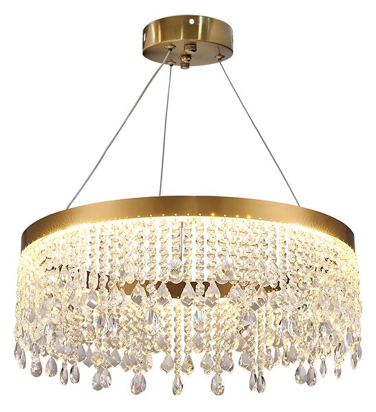 Toolight Toolight, LED stropné osvetlenie 60cm, 24W, 4000K, APP1731-1CP, zlatá, OSW-04342