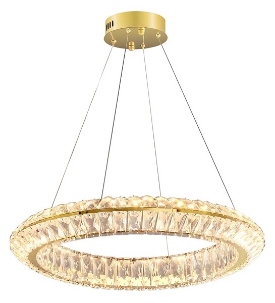 Toolight Toolight, LED stropné svietidlo 60cm, 45W, 4000K, APP1768-CP, zlatá, OSW-04344