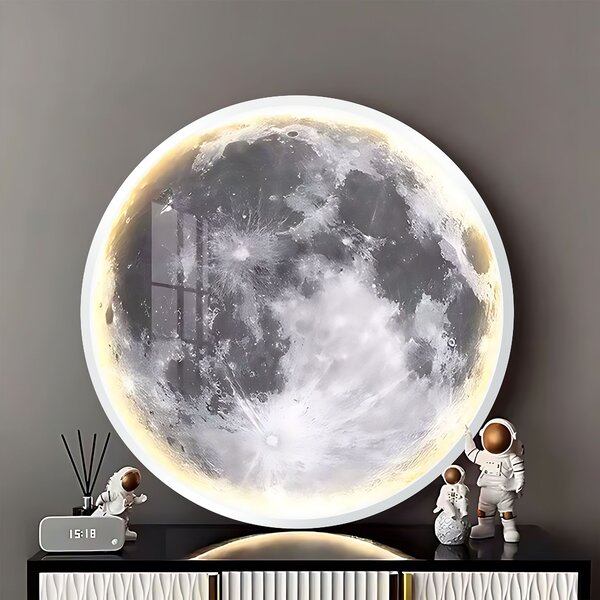 Toolight Moon, LED nástenné svietidlo 50cm, 35W, 4000K, APP1806-CW, OSW-04352