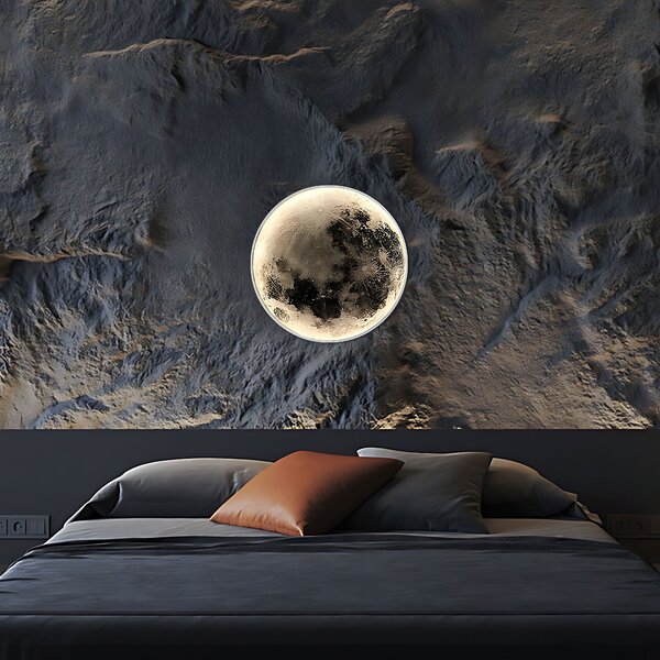 Toolight Moon, LED nástenné svietidlo 50cm, 35W, 4000K, APP1806-CW, OSW-04352