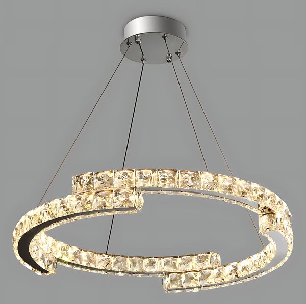 Toolight Toolight, LED stropné osvetlenie 60cm, 45W, 4000K, 2500lm, APP1770-CP, chrómová, OSW-04348