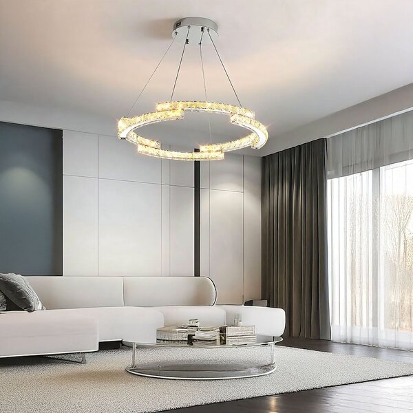 Toolight Toolight, LED stropné osvetlenie 60cm, 45W, 4000K, 2500lm, APP1770-CP, chrómová, OSW-04348