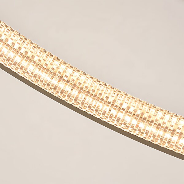 Toolight Toolight, LED stropné svietidlo 60cm, 55W, 3500lm + diaľkové ovládanie, APP1772-CP, zlatá matná, OSW-06351