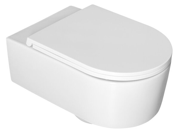 Isvea Isvea, SISTEMA A závesná WC misa, Rimless, 36x53,5cm, biela, 10SL02001
