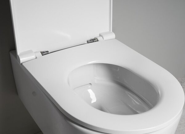 Isvea Isvea, SISTEMA A závesná WC misa, Rimless, 36x53,5cm, biela, 10SL02001