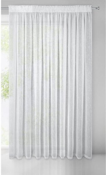 Biela záclona na páske IDA 300x250 cm