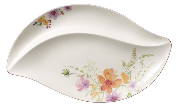Porcelánový servírovací tanier s motívom kvetín Villeroy & Boch Mariefleur Serve, 50 x 30 cm