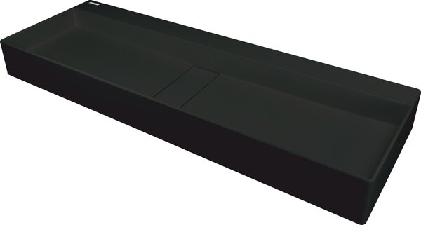 Deante Blur, granitové umývadlo na dosku 1000x400x120 mm, čierna, DEA-CQB_NU1S