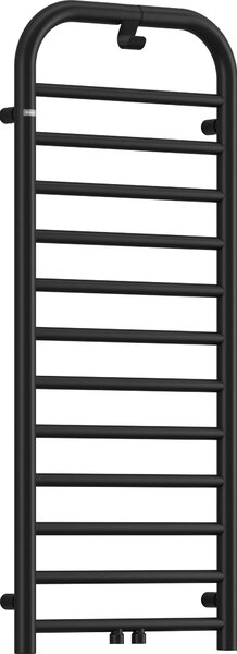 Deante Silia, kúpeľňový radiátor 500x1210 mm, 458W, čierna matná, DEA-AGI_NG41