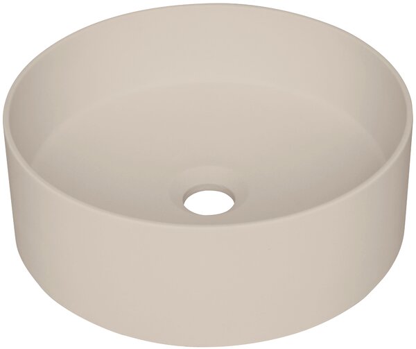 Deante Silia, granitové umývadlo na dosku 360x360x120 mm, béžová, DEA-CQS_5U4S