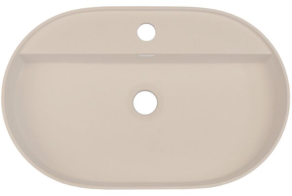 Deante Silia, granitové umývadlo na dosku 550x350x125mm, béžová, DEA-CQS_5U6B
