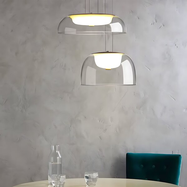 Toolight Toolight, LED závesné svietidlo 12W, 4000K, 1000lm, APP1690-1PC B, zlatá, OSW-04370