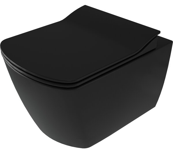 Deante Blur, záchodová WC misa s funkciou bidetu 525x372x349 mm, čierna matná, DEA-CDZ_NWPW